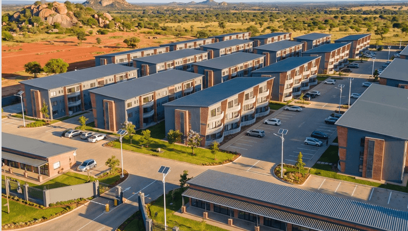 Artist's impression of the proposed Masvingo flats estate